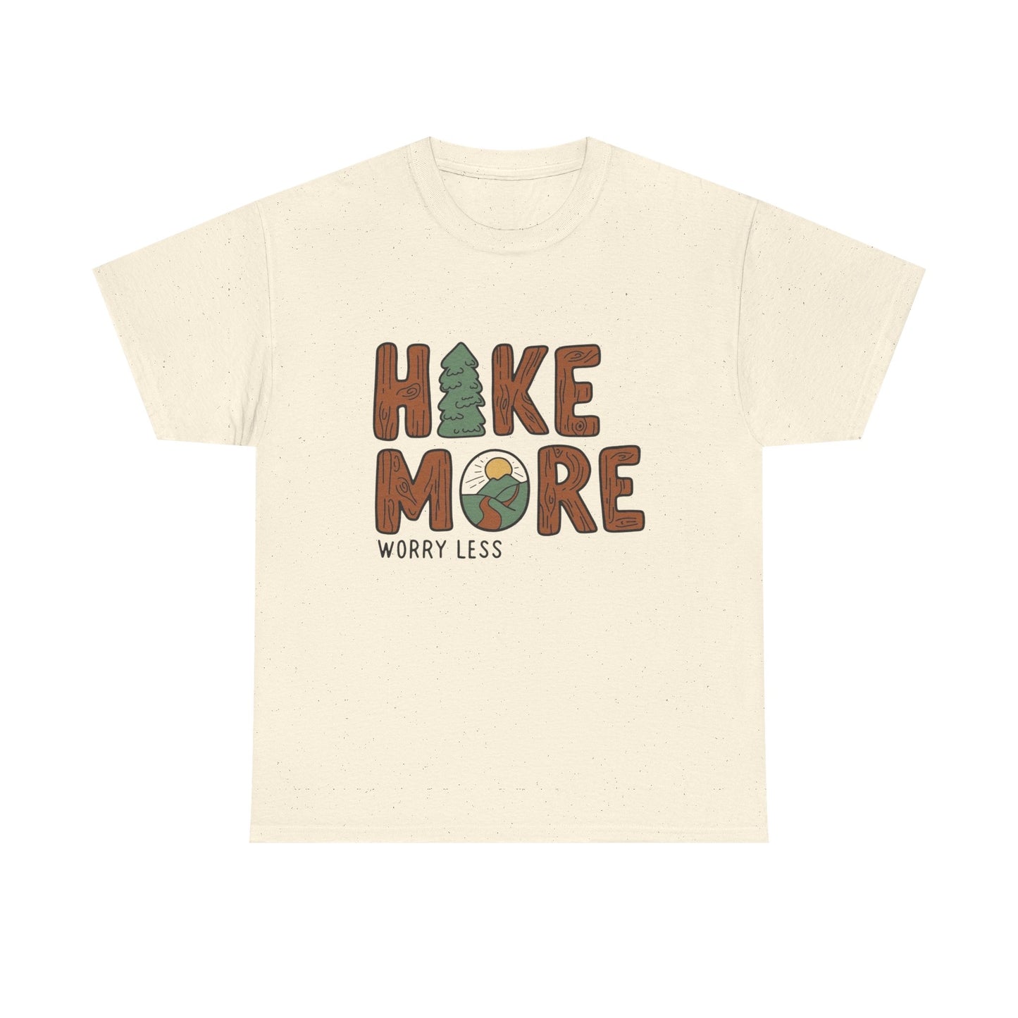 Hike More Worry Less Graphic T Shirt NEW ADULT Tee