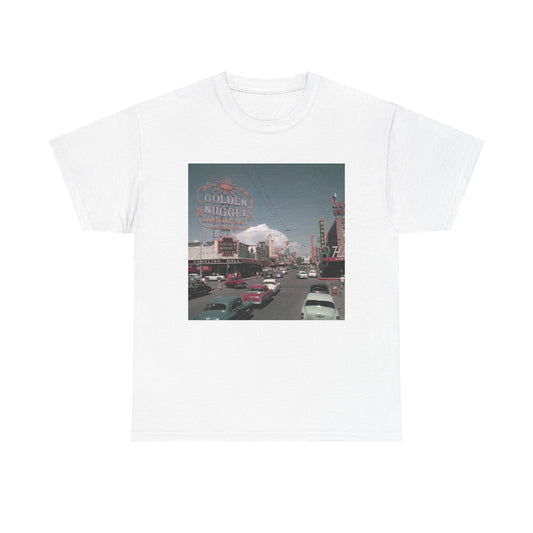 Old Las Vegas Tshirt Vintage Strip Retro Photo Nostalgia Unisex Golden Nugget