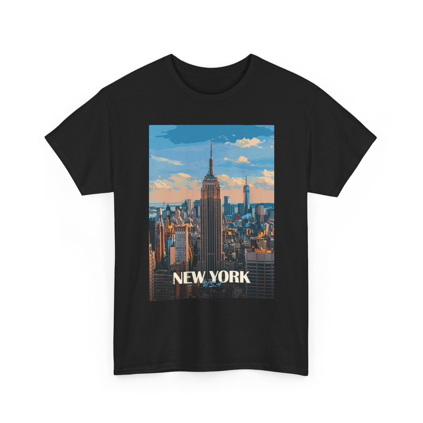 New York Graphic T Shirt BRAND NEW Apparel Unisex Heavy Cotton Tee