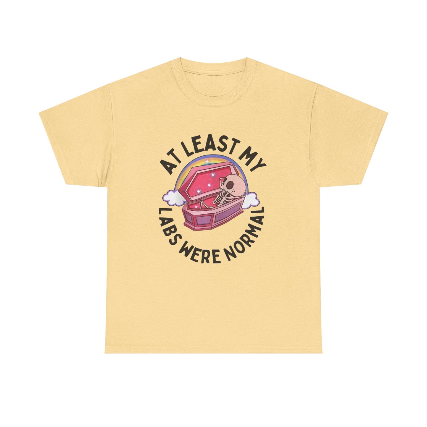 My labs Were Normal Funny Graphic T Shirt Unisex Heavy Cotton Tee Gift New