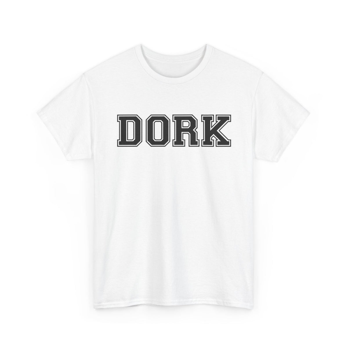Dork Tshirt Funny Gamer Graphic Classic Comedy Gift Unisex Heavy Cotton Tee