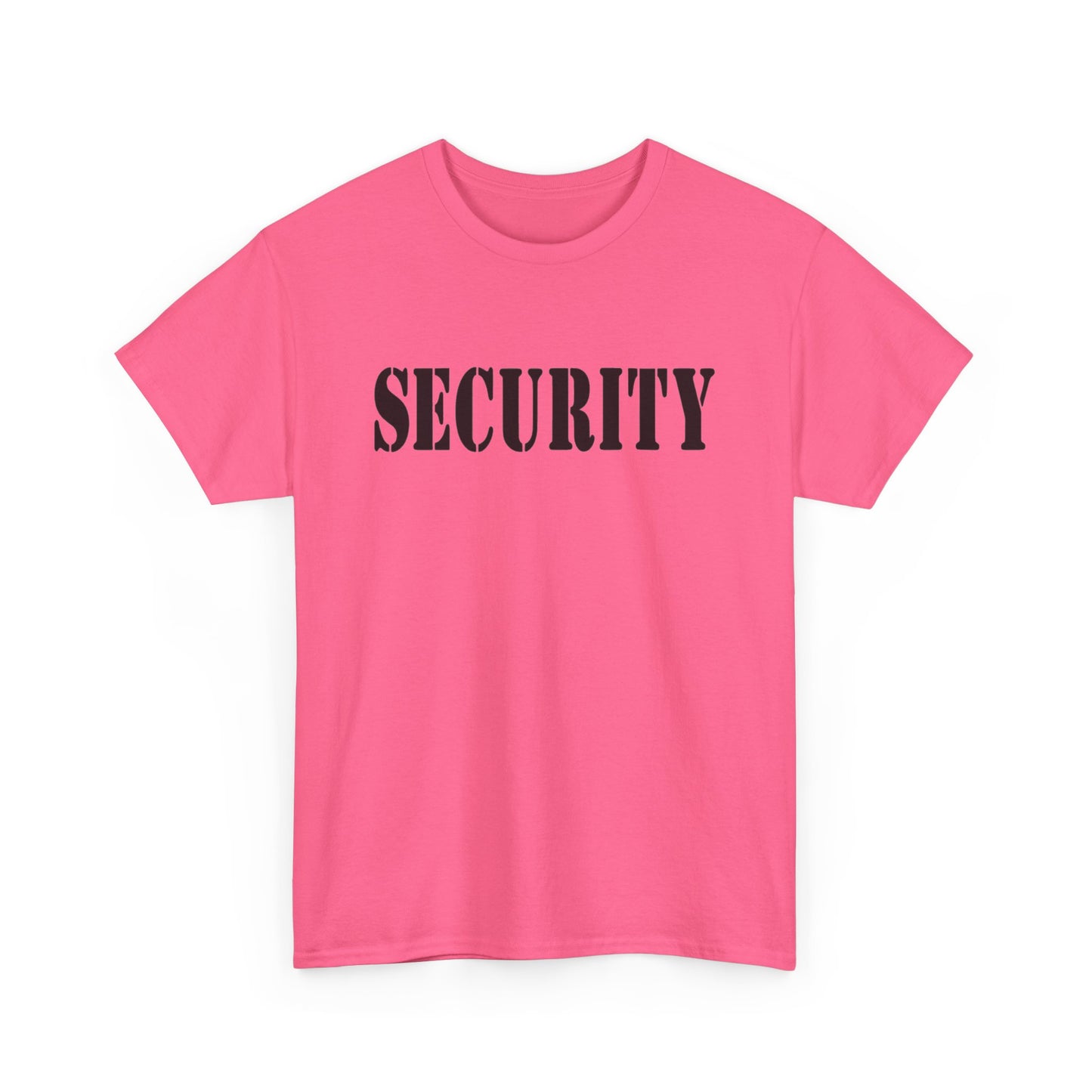 Security Graphic T Shirt Police Academy Uniform Funny Bar Unisex Heavy Cotton