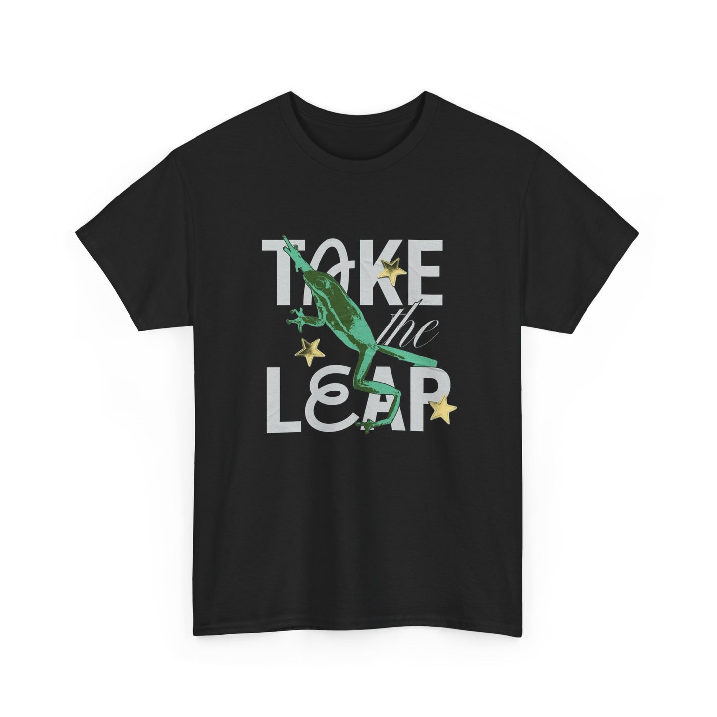 Take The Leap Graphic T-Shirt Cotton Tee New Gift Vintage