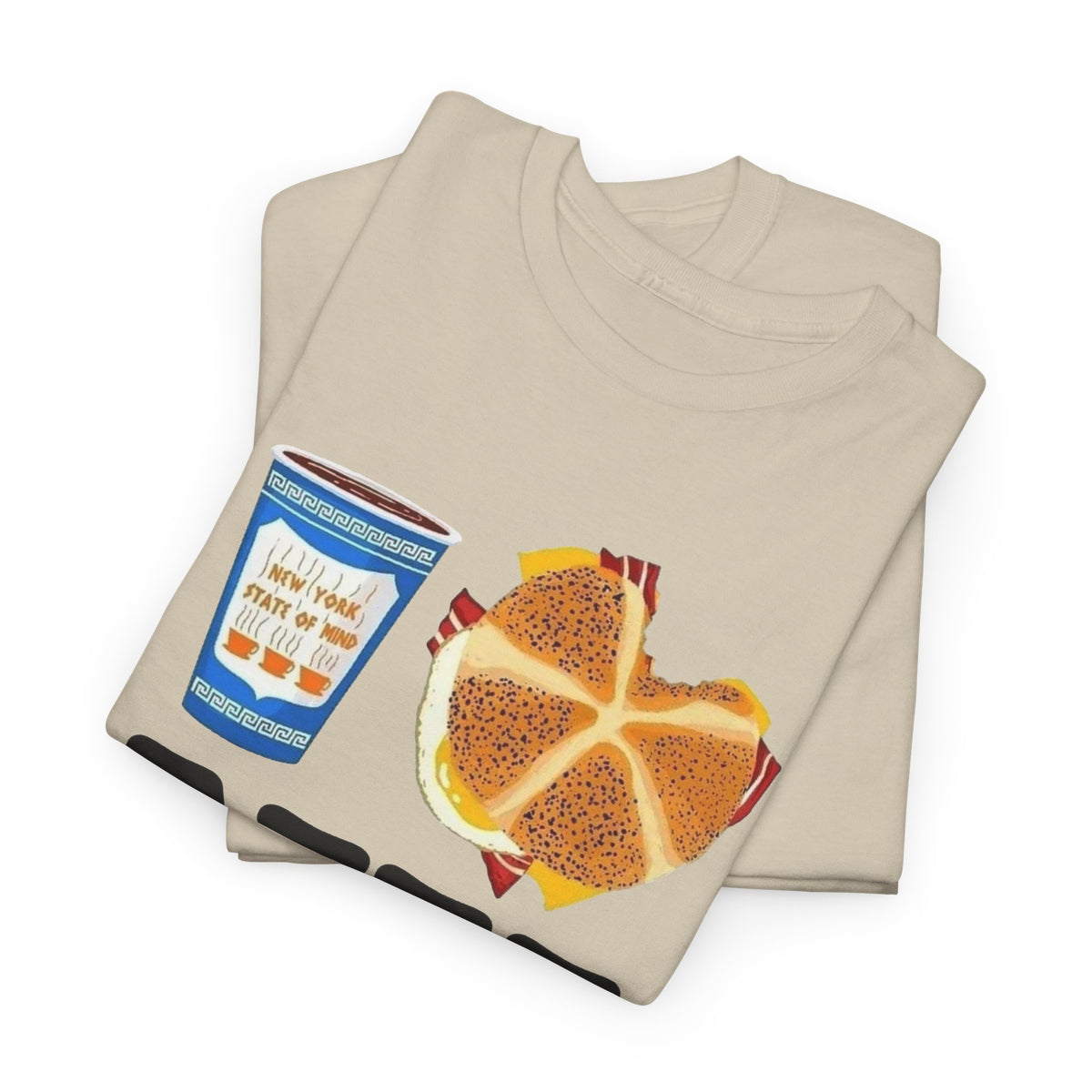 Classic New York Graphic T Shirt Men's Vintage Heavy Cotton Tee