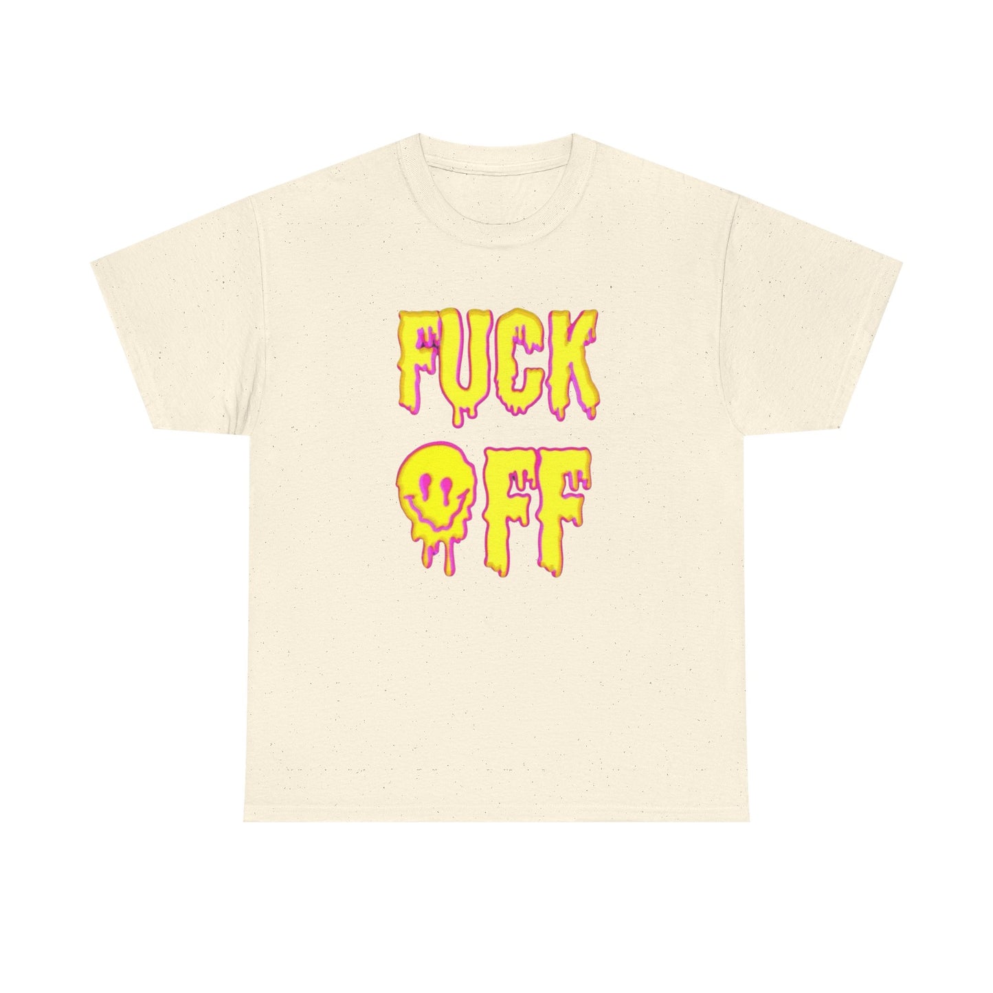 F Off Groovy Trippy Vibes Graphic T Shirt Unisex Heavy Cotton Tee