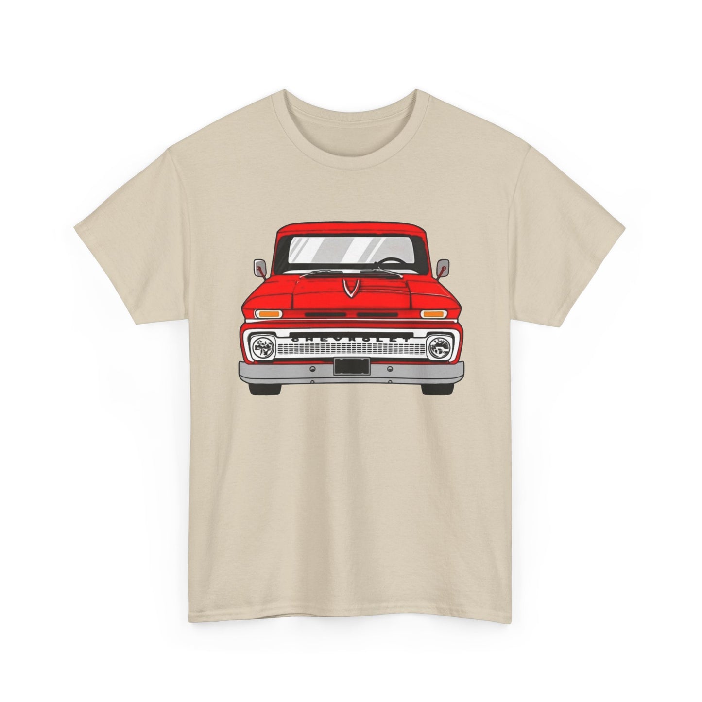 60's Chevy Pickup Retro Graphic T Shirt Unisex Heavy Cotton Tee NEW