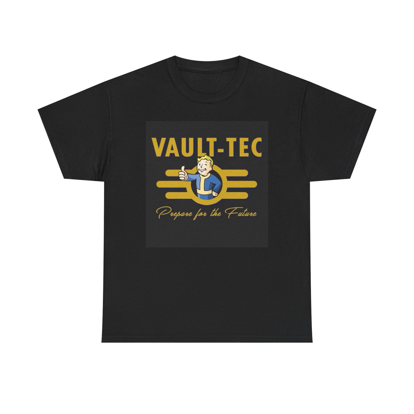 Fallout Graphic T Shirt Vault Tec Retro Game Unisex Heavy Cotton Tee