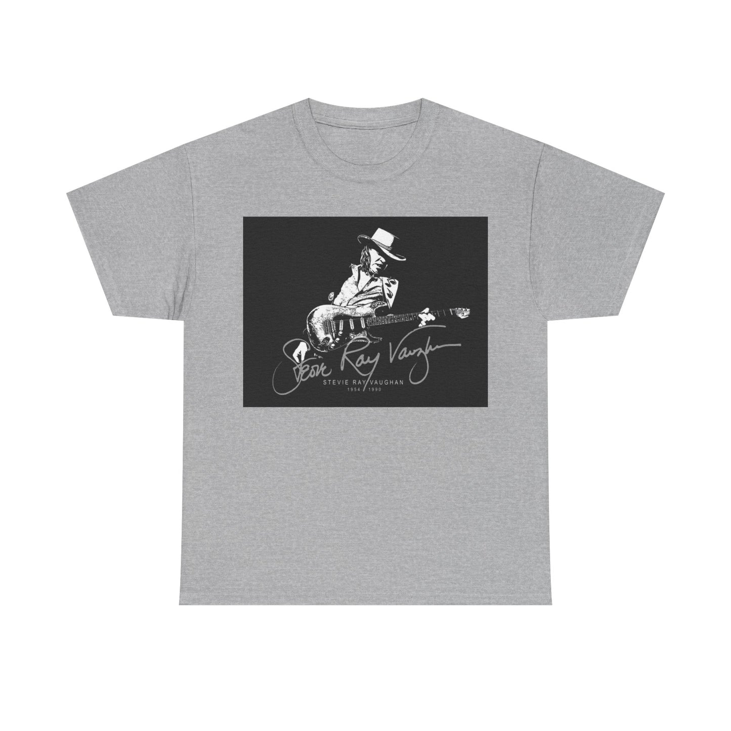 Stevie ray vaughn T-shirt Vintage retro rock album Unisex Heavy Cotton Tee
