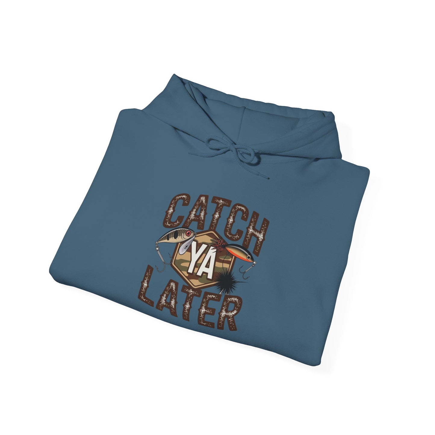 Catch Ya Later Fish Graphic Hoodie Unisex Heavy Blend™ Hooded Sweatshirt