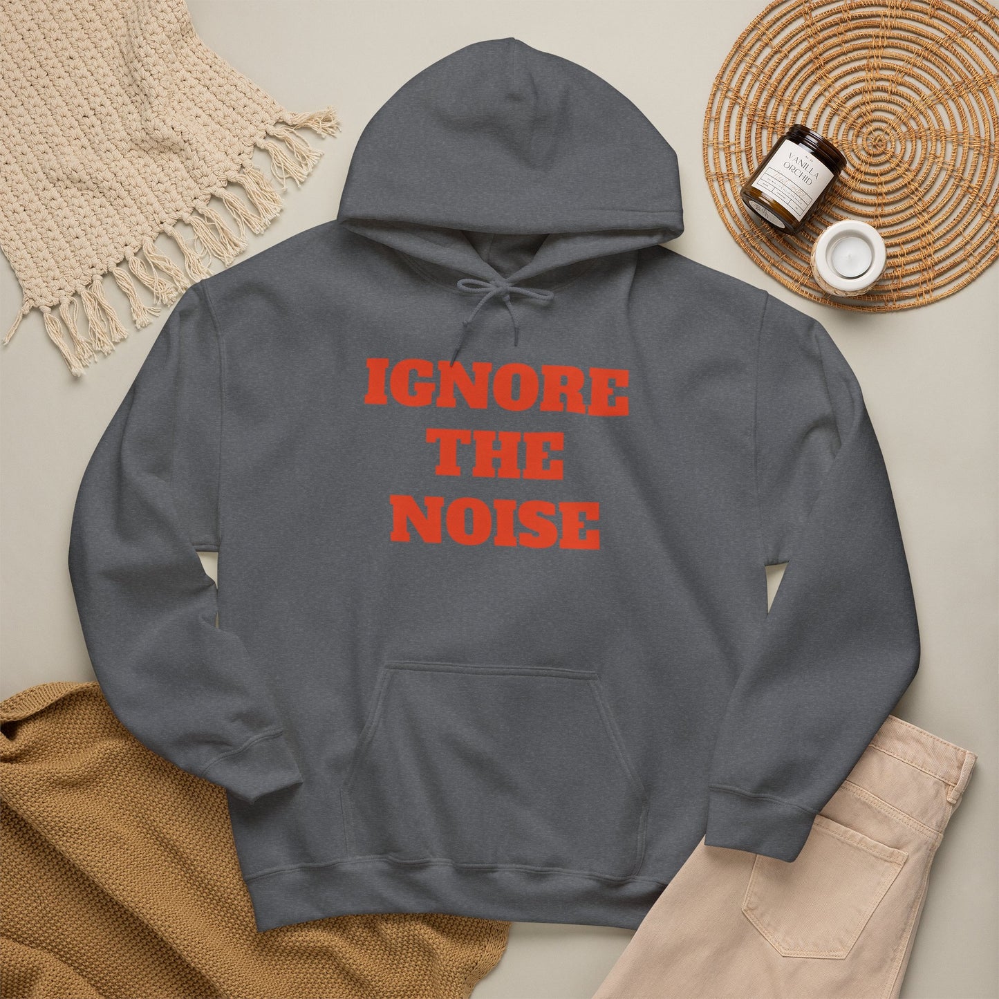 Ignore The Noise Graphic Hoodie Men's Heavy Blend™ Hooded Sweatshirt