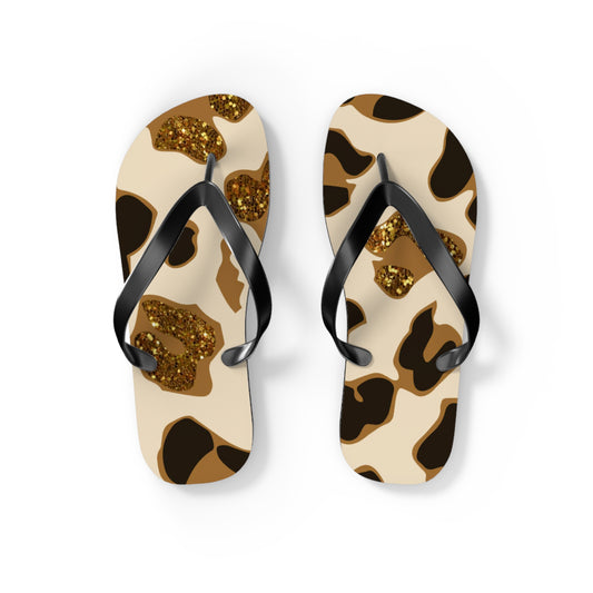 Glitter Bomb Beach Sandals, Slides for Summer, Flip Flops, Water Resistant