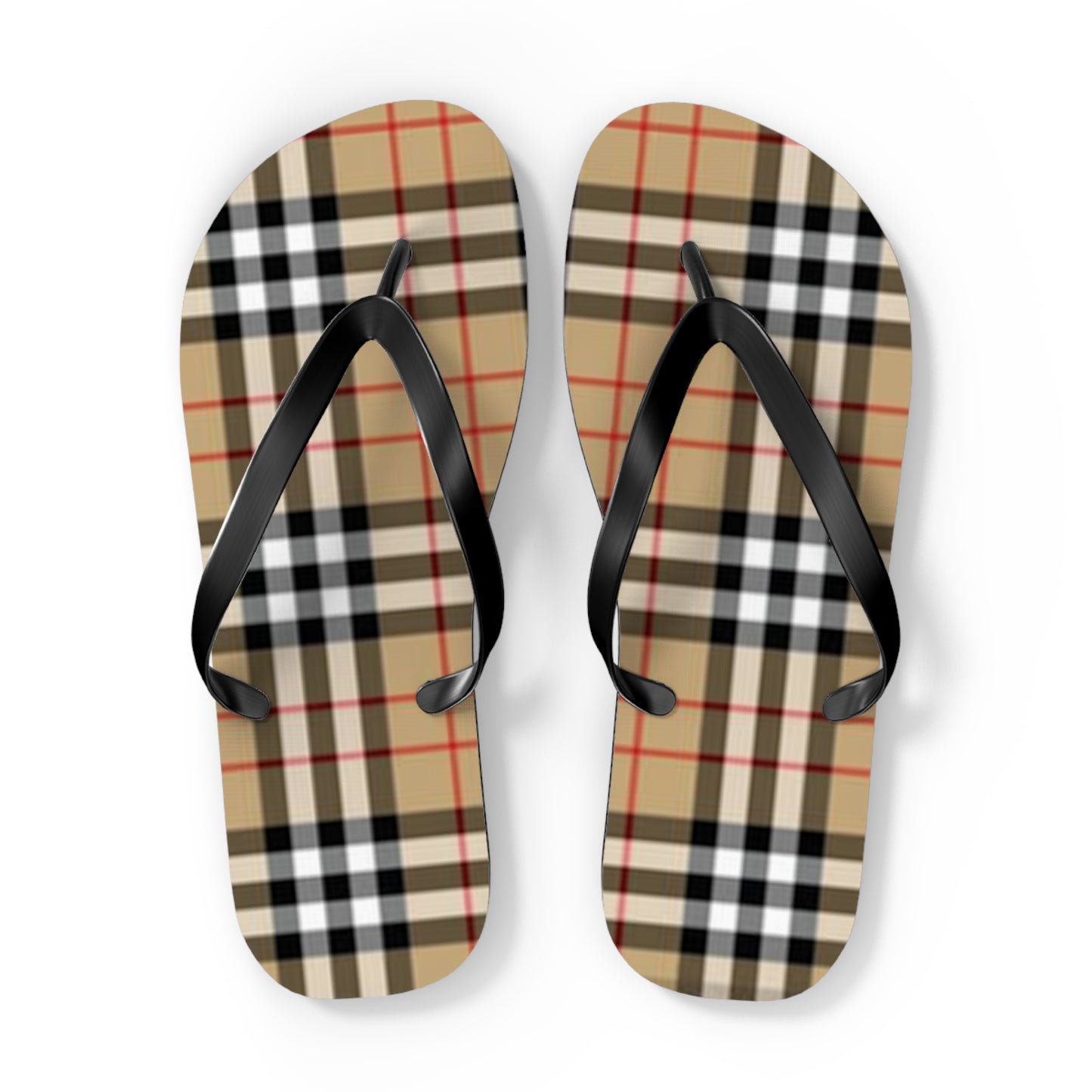 Monogram Print Sandals, Beach Shoes, Vacation Flip Flops, Pool Slides