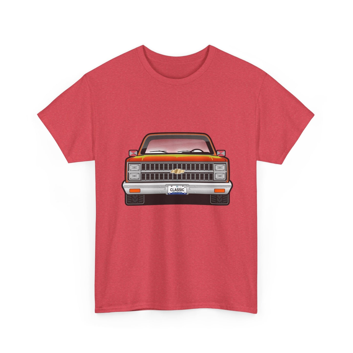Classic Retro Pickup Truck Graphic T Shirt Unisex Heavy Cotton Tee NEW