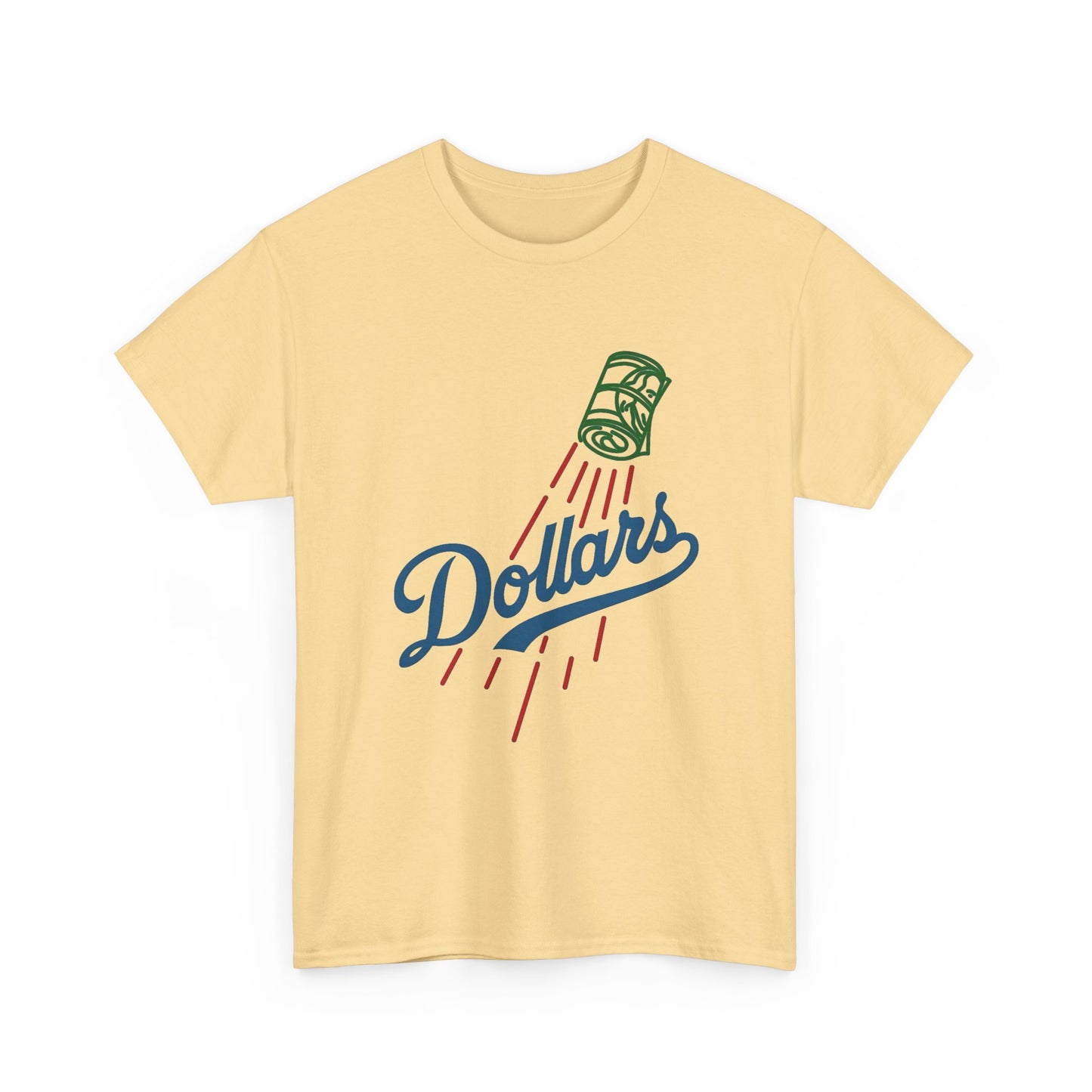 Dollars Baseball LA Cali Graphic T Shirt NEW Vintage Unisex Heavy Cotton Tee