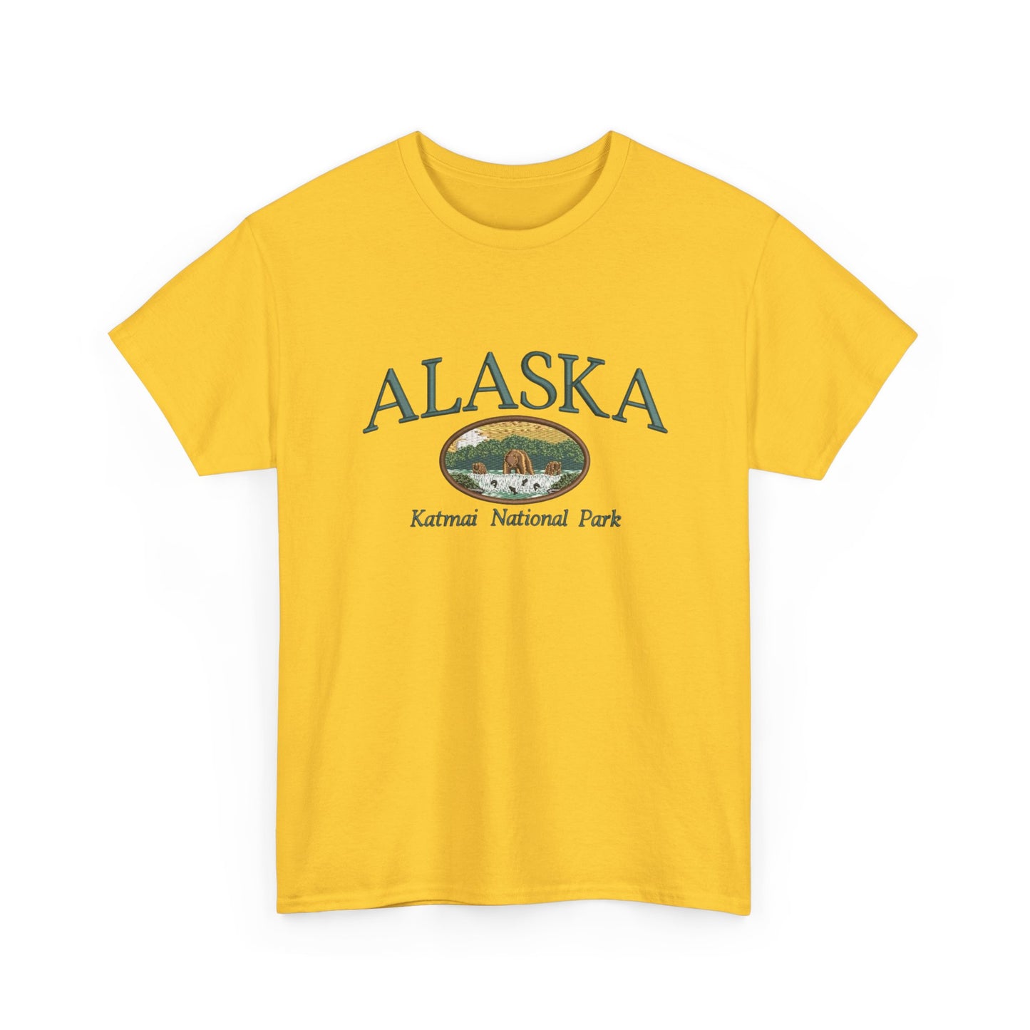 Alaska Graphic T Shirt NEW Unisex Heavy Cotton Tee