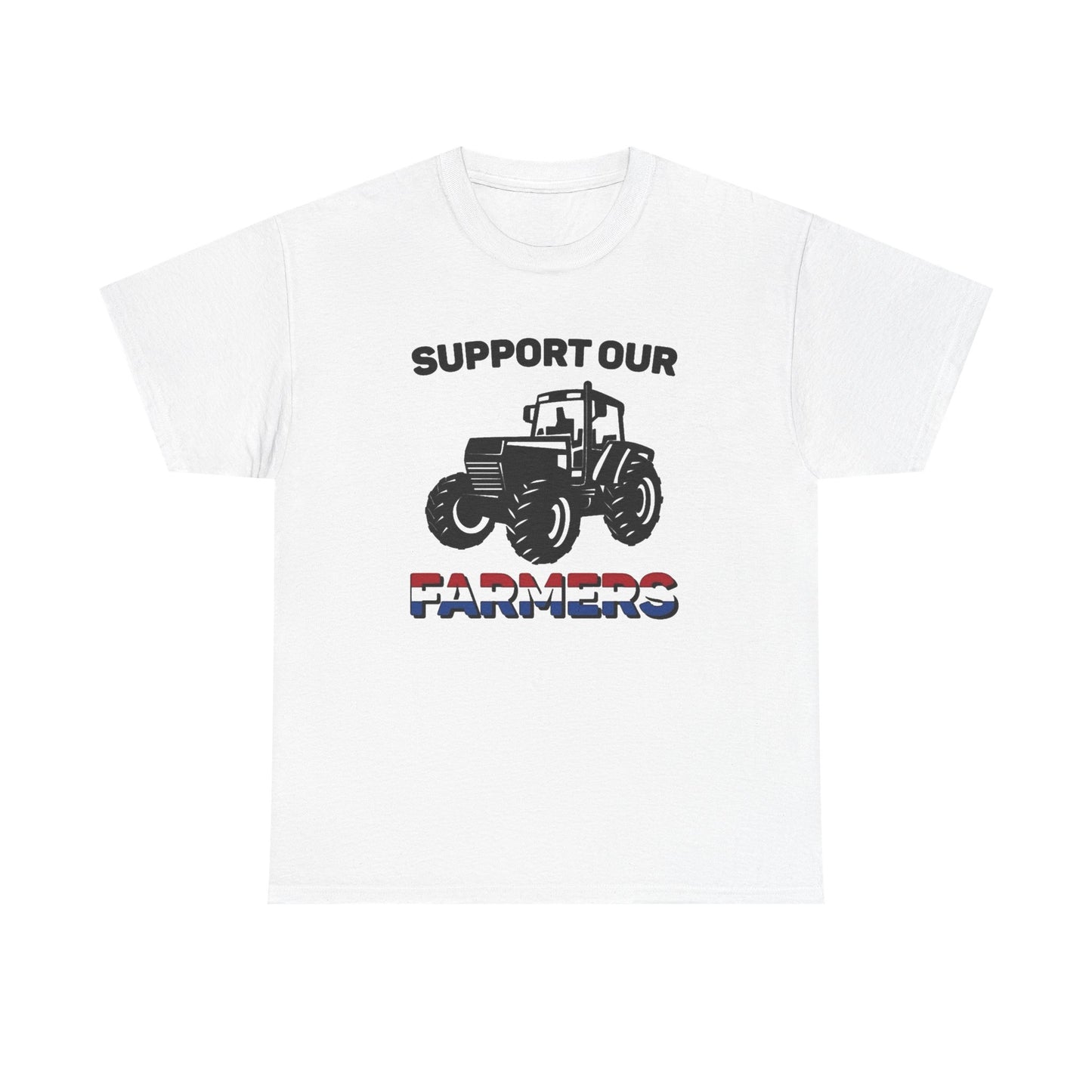 Support Our Farmers USA Graphic T Shirt Unisex Heavy Cotton Tee NEW