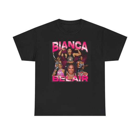 Bianca Belair Graphic T Shirt Vintage Unisex Heavy Cotton Tee 90s Retro