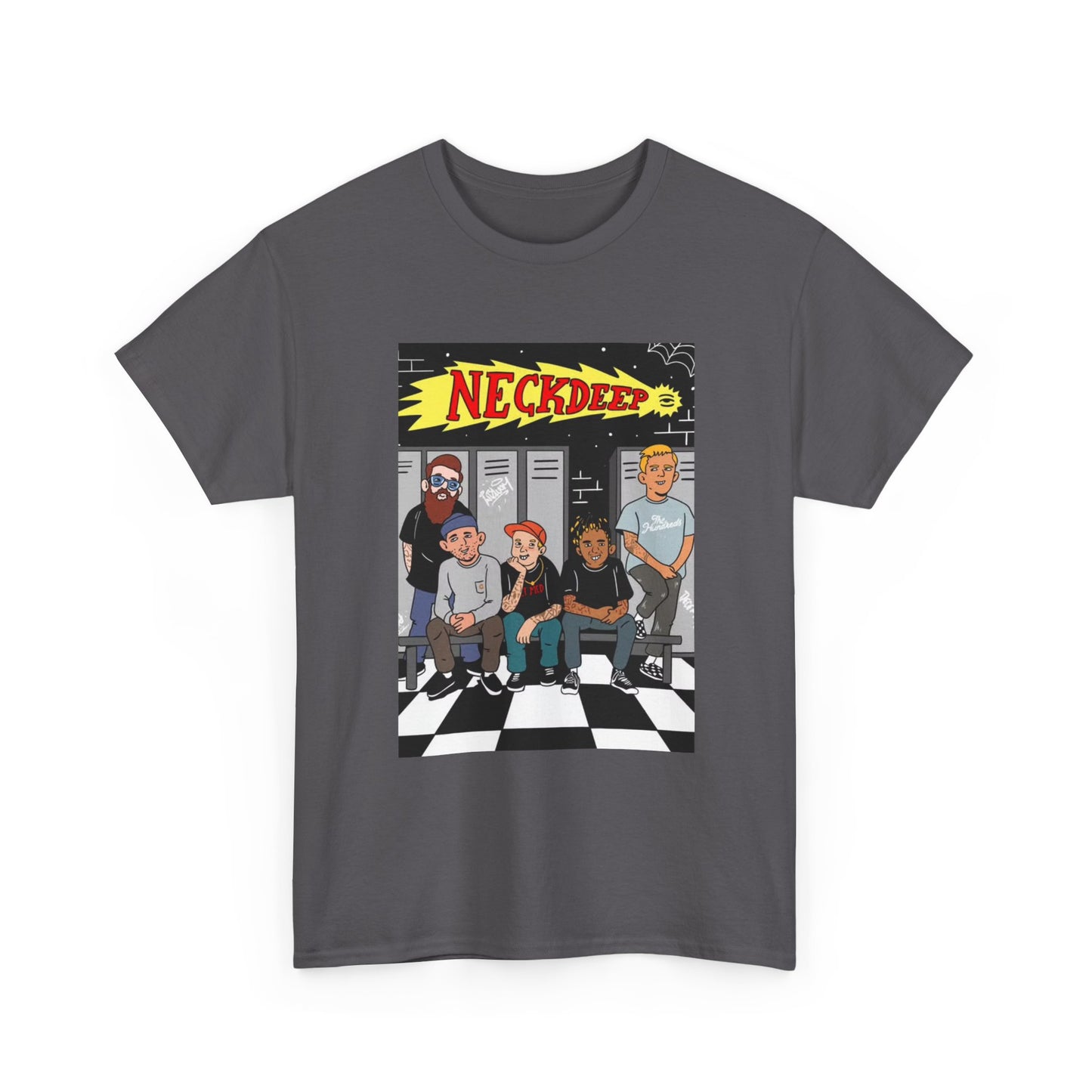 Neck Deep Tshirt Punk Rock UK retro Album art Unisex Heavy Cotton Tee