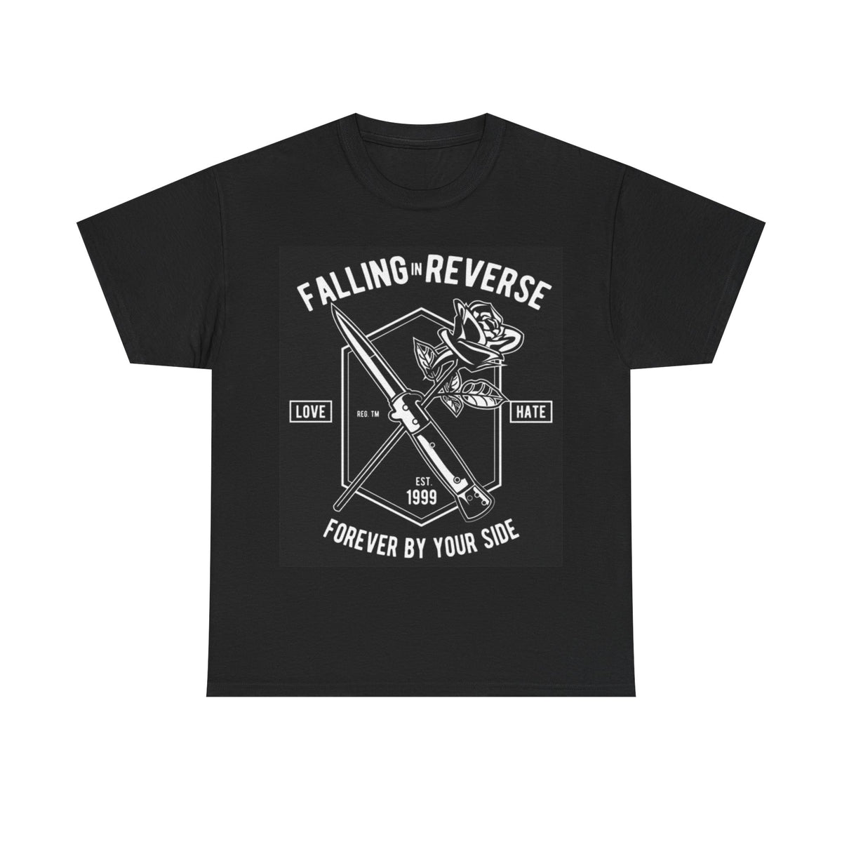 Falling in Reverse T-shirt Vintage Punk rock merch Unisex Heavy Cotton Tee