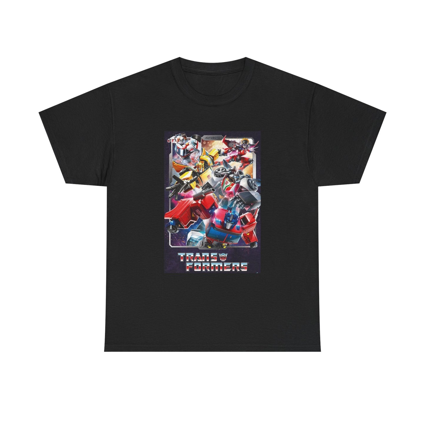 Transformers T shirt Retro Movie Poster Toys Vintage Unisex Heavy Cotton Tee