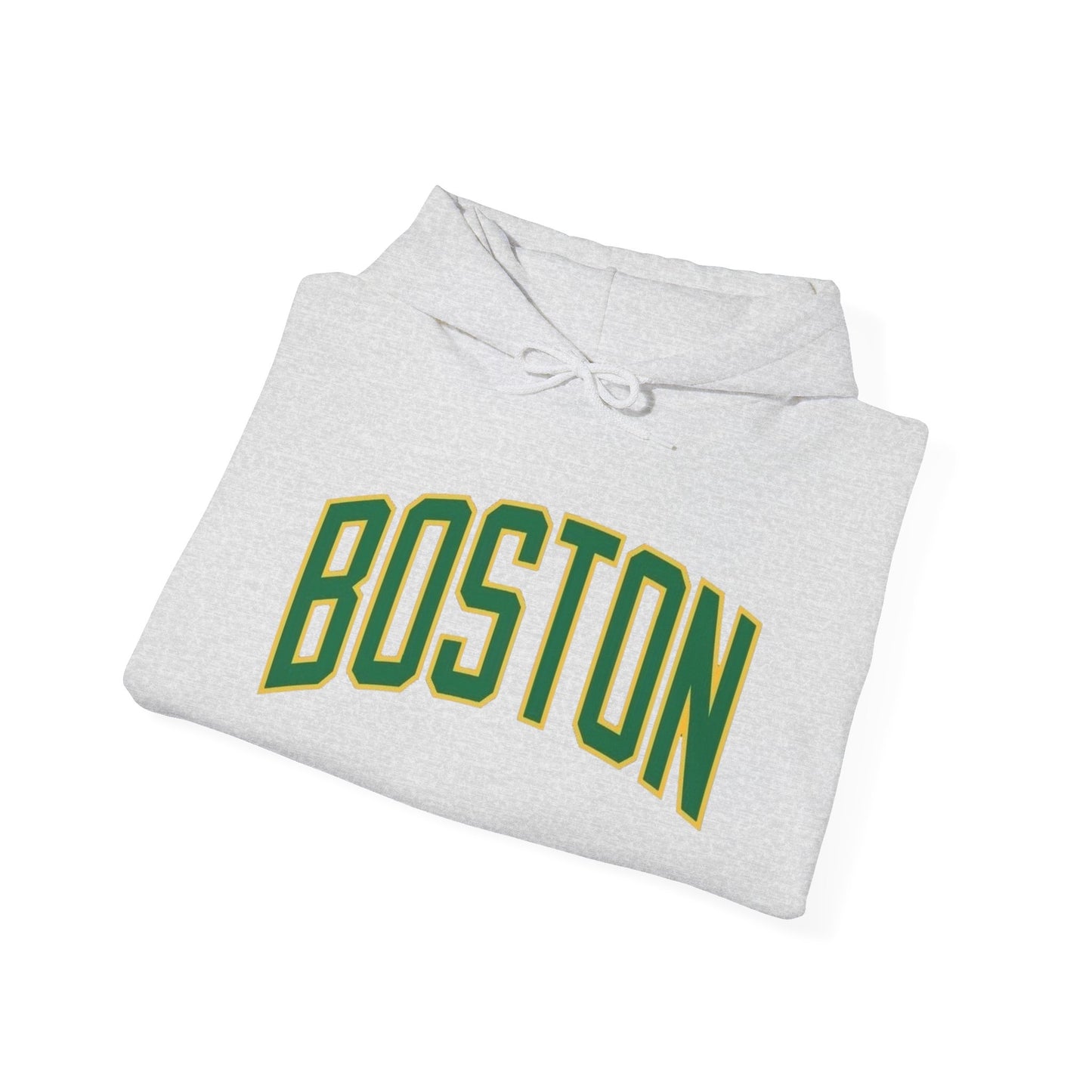 Boston Logo Graphic Hoodie Heavy Blend Sweatshirt NEW