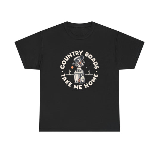 John Denver Country Roads Graphic T Shirt NEW Adult Unisex Heavy Cotton Tee