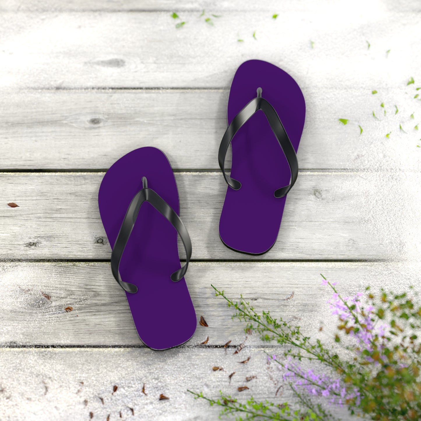 Concord Purple Flip Flops, Sandals Slides, Summer Footwear, Brand New