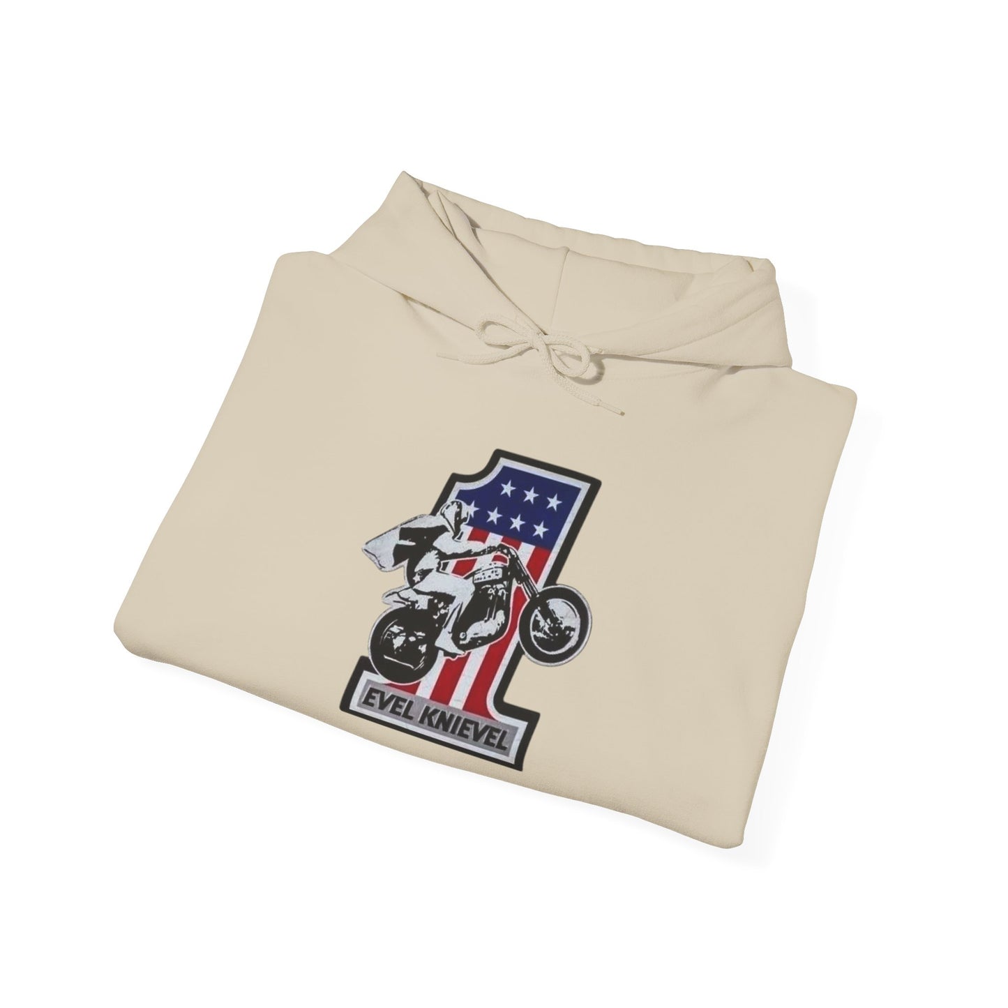 Evel Knievel Stunts Graphic Hoodie Unisex Heavy Blend™ Hooded Sweatshirt