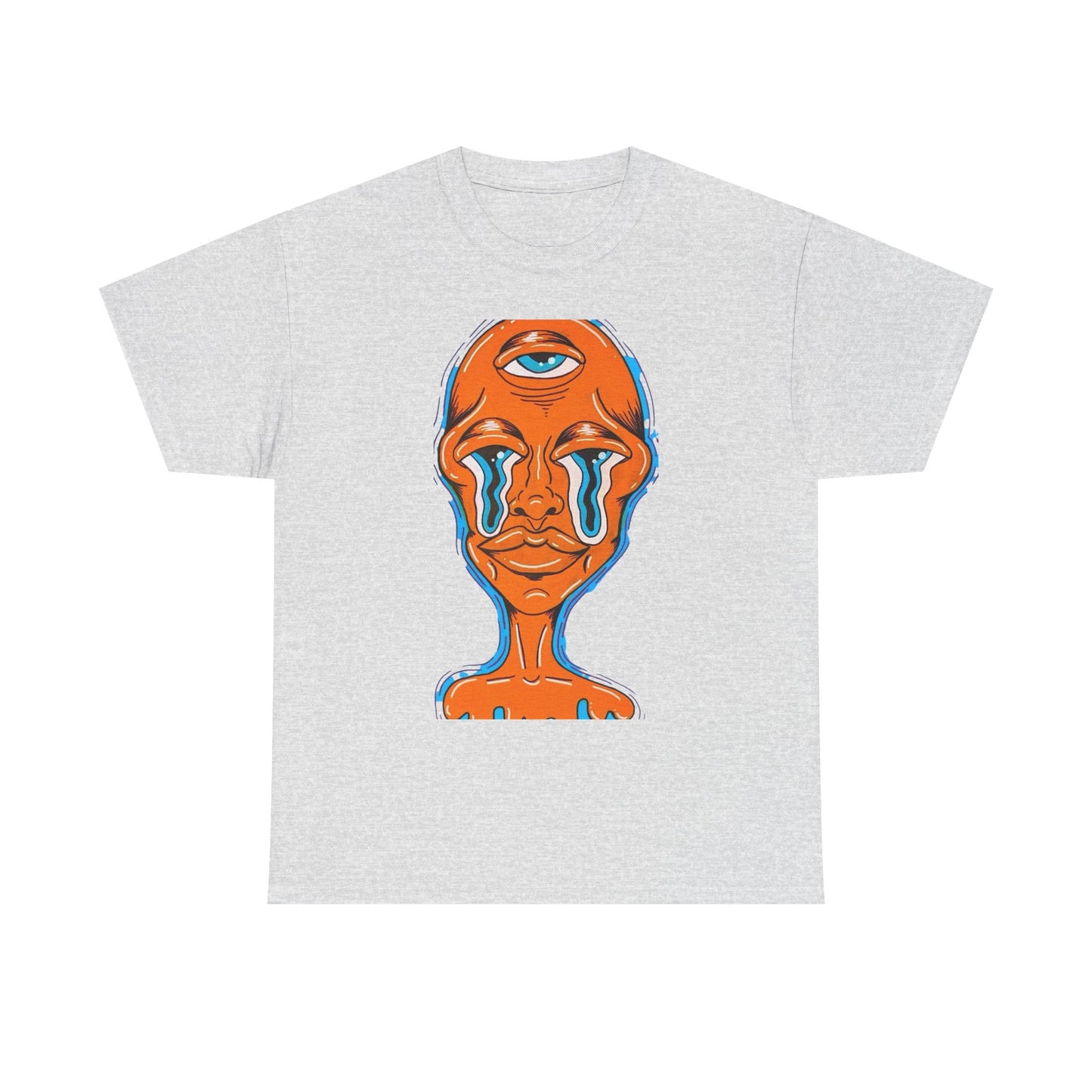 Alien Trippy Vibes Mushrooms Graphic T-Shirt Comfy Cotton Tee Brand NEW