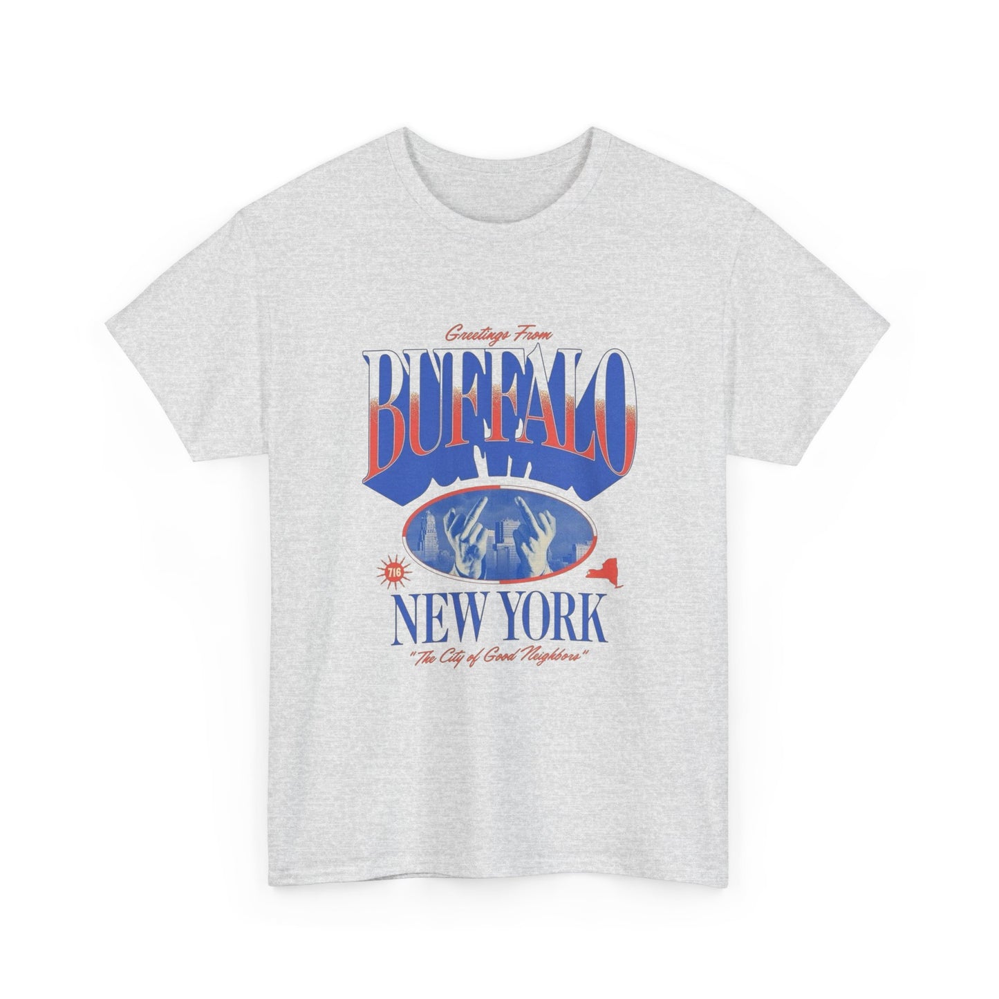 Greetings From Buffalo Football Graphic T Shirt Unisex Adults NEW