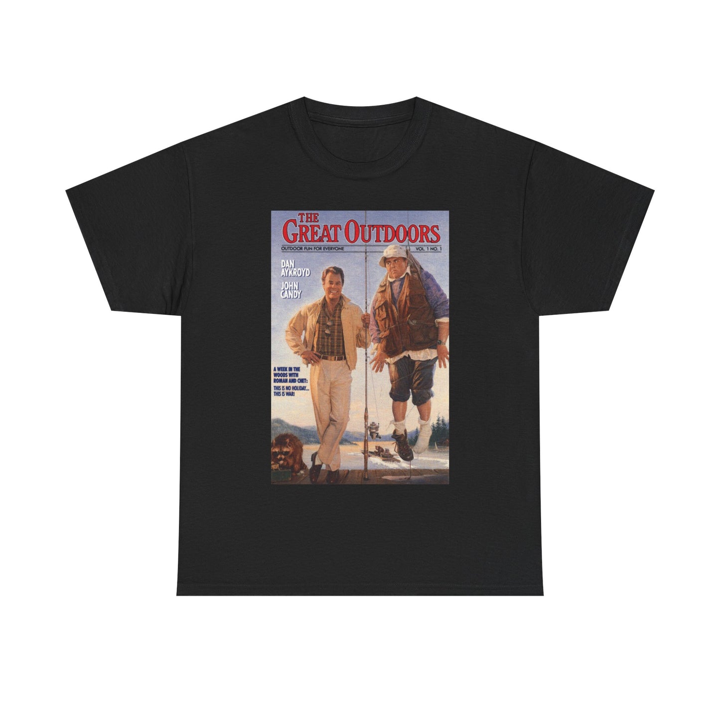 John Candy Tshirt The Great Outdoors Dan Aykroyd movie Unisex Heavy Cotton Tee