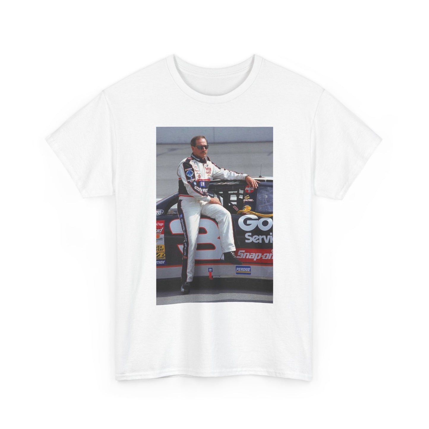 Dale Earnhardt Vintage Racing Graphic Retro Unisex Heavy Cotton Tee Classic