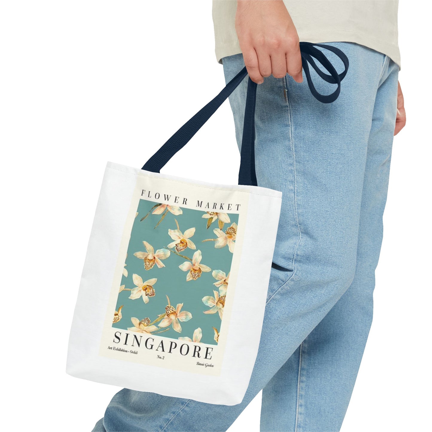 Flower Market Singapore BRAND NEW Tote Bag (AOP)