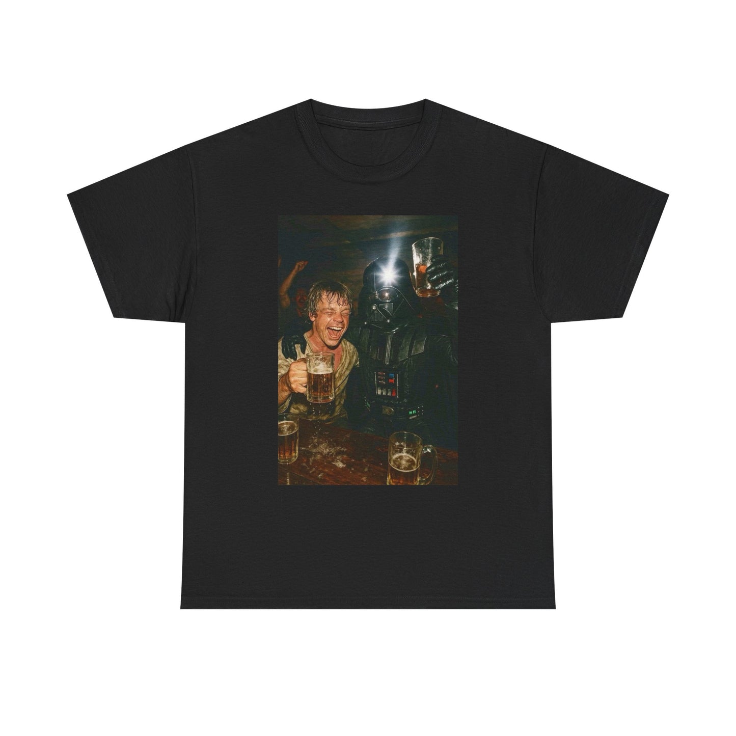Darth Vader Graphic T Shirt Funny Beers Unisex Heavy Cotton Tee