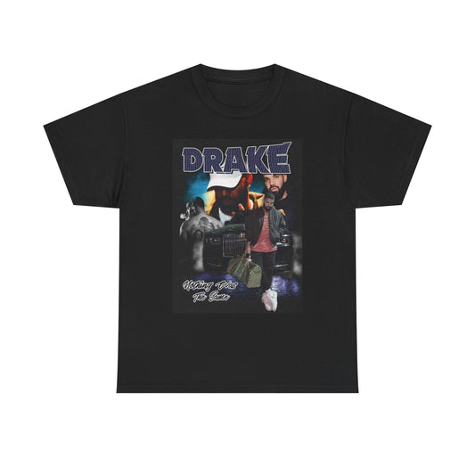 Drake Graphic T Shirt Vintage Rap Hip Hop Retro Unisex Heavy Cotton Tee