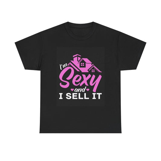 Sexy Realtor Graphic T Shirt Funny Jokes Cute Unisex Heavy Cotton Tee