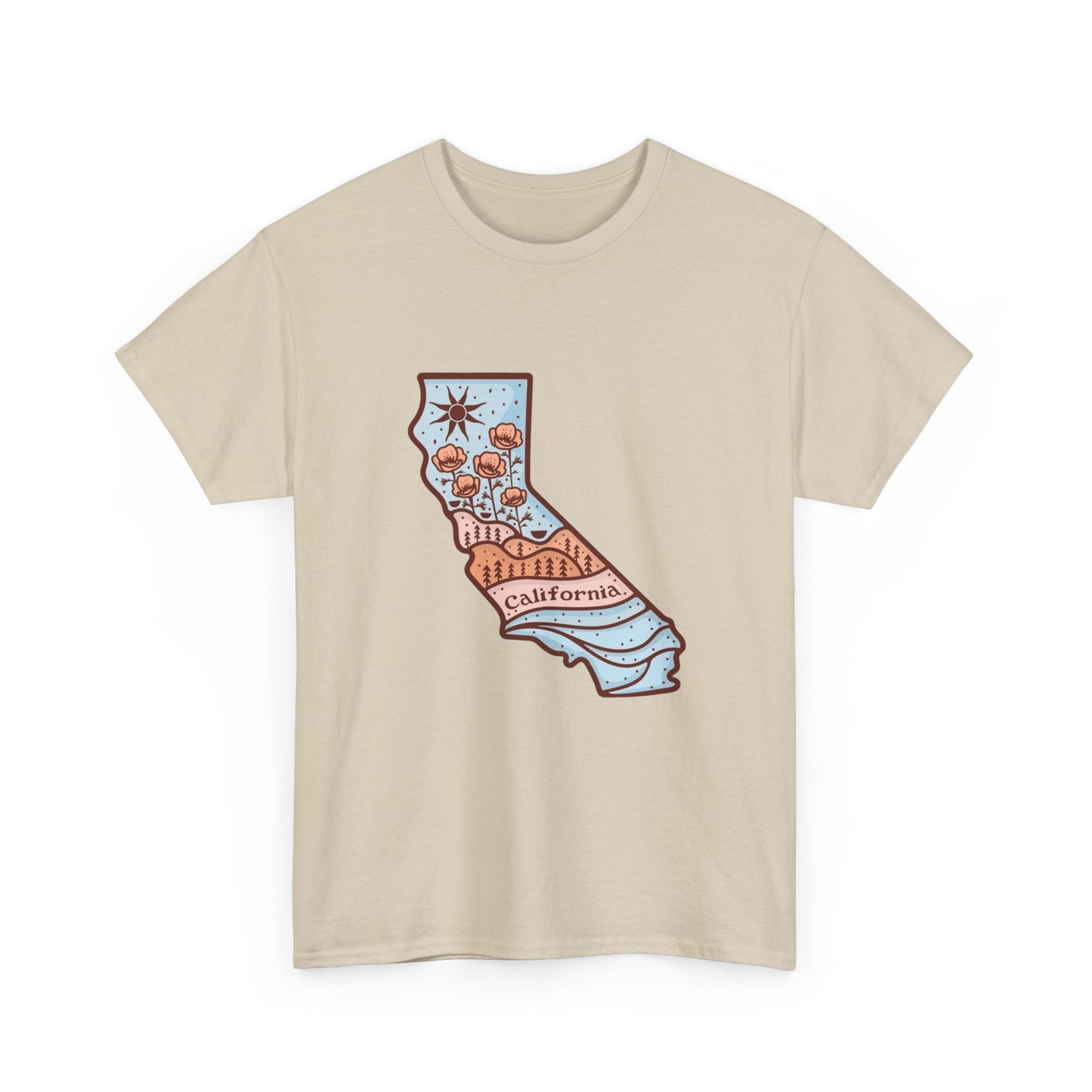 California State Graphic T Shirt NEW ADULT
