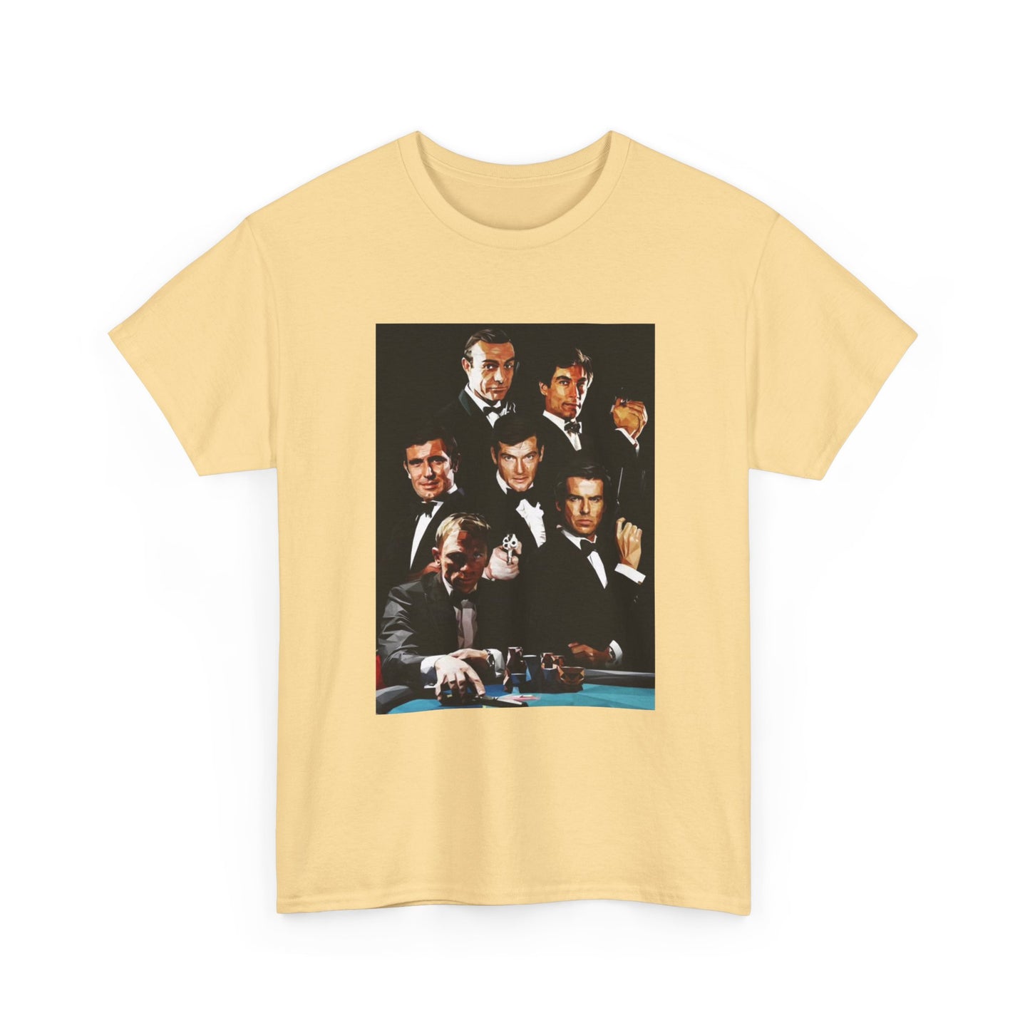 James Bond T-shirt Vintage Bond Collection Merch Unisex Heavy Cotton Tee