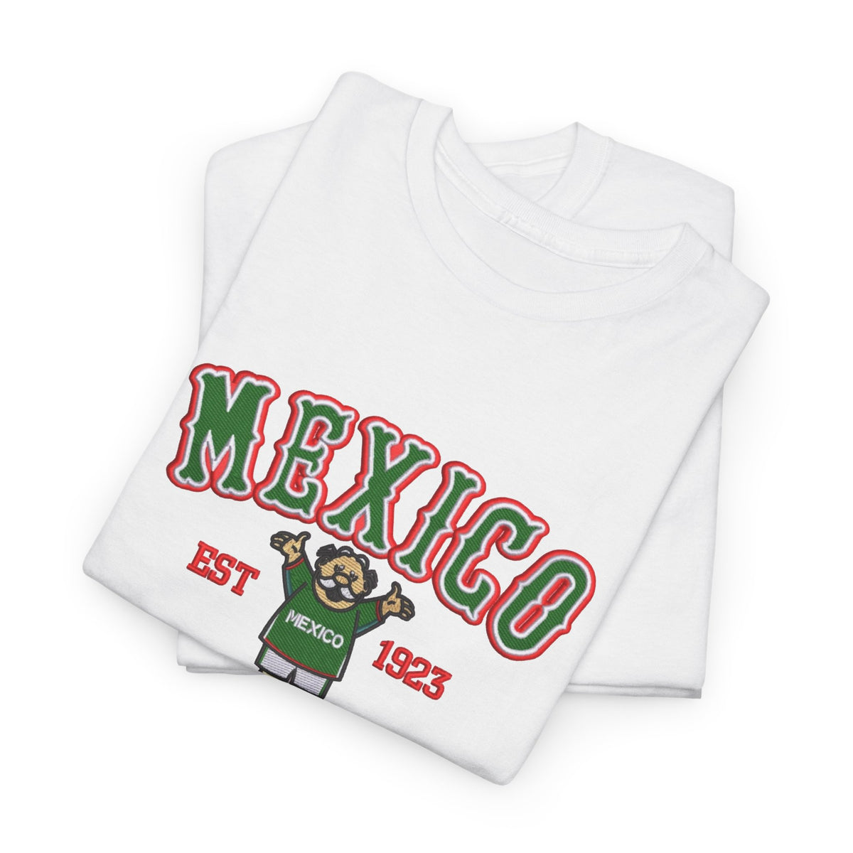 Mexico Graphic Tee, Est  Men's Graphic Tee Cactus Character Shirt