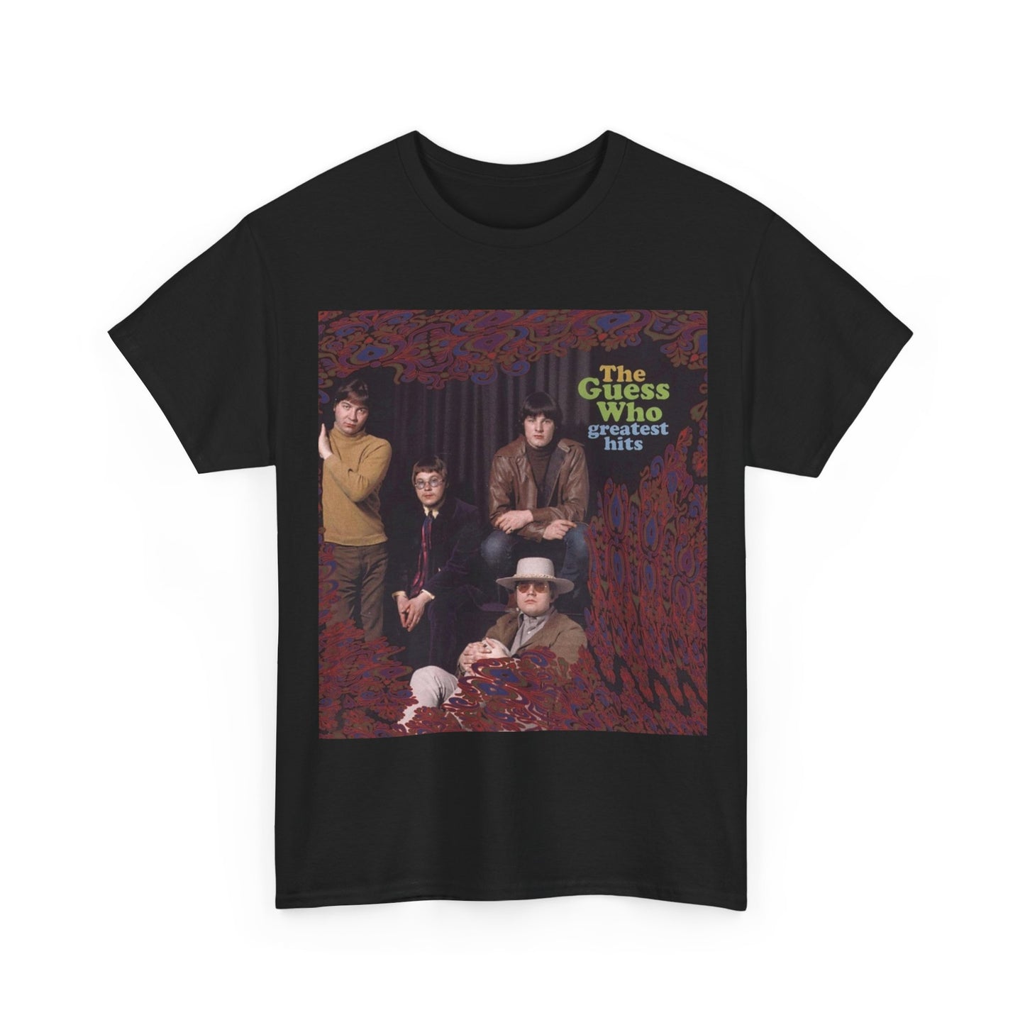 The guess who T-shirt vintage album art superbad Unisex Heavy Cotton Tee