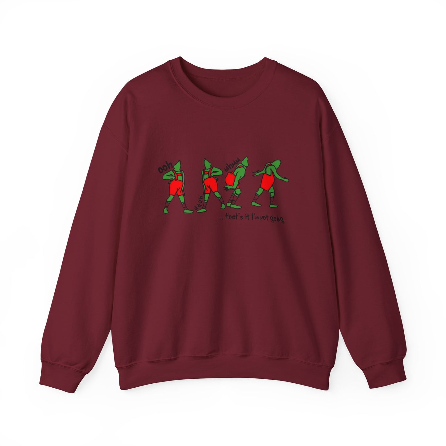 The Grinch Funny Graphic Sweater NEW Unisex Heavy Blend™ Crewneck Sweatshirt