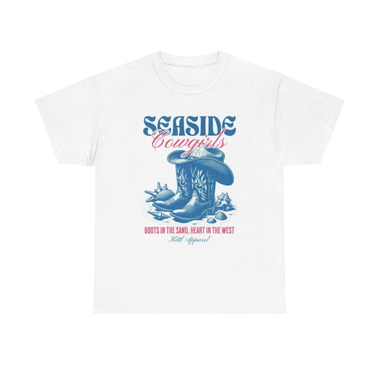 Boots In The Sand Graphic T Shirt Womens Vintage Retro Cotton Tee