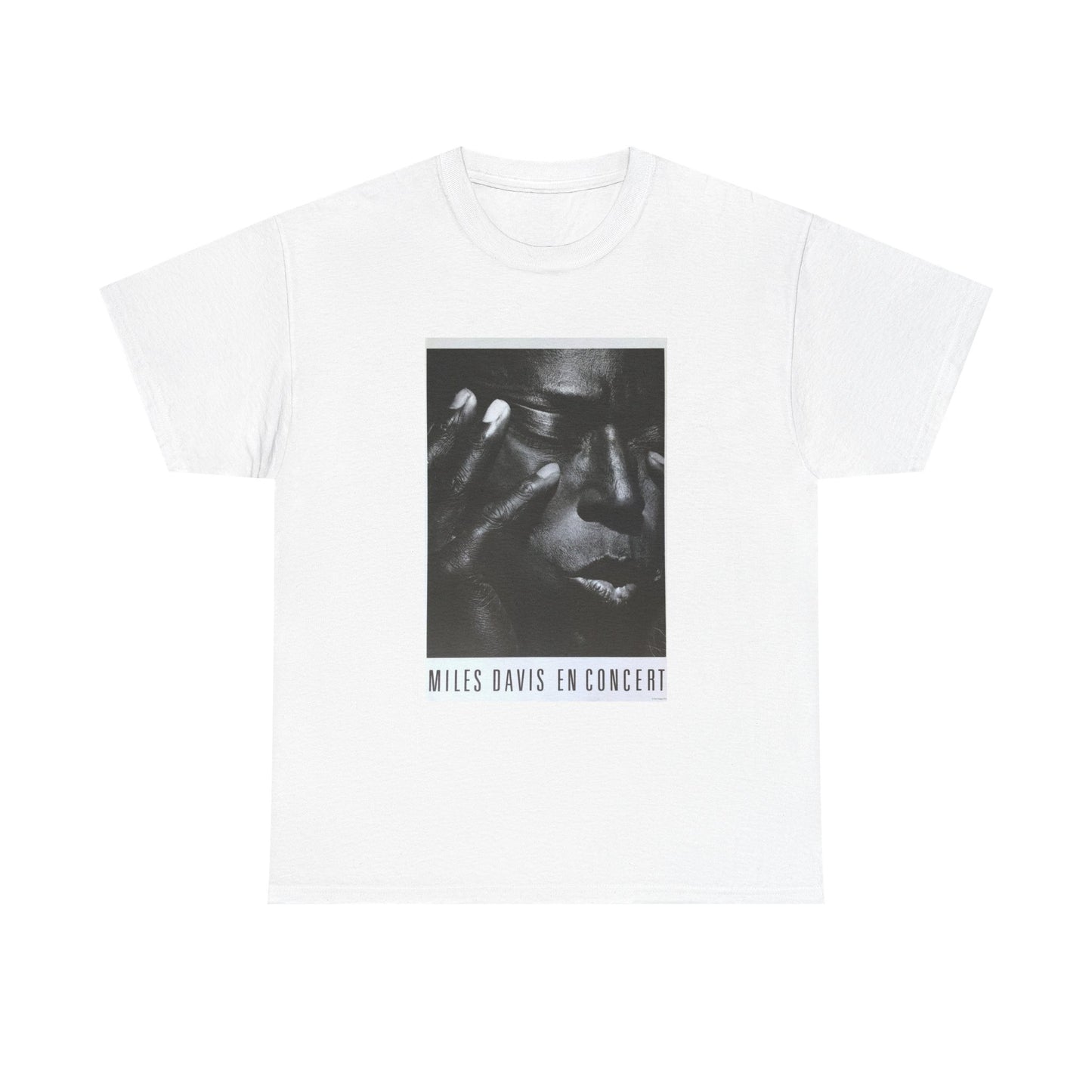 Miles Davis T Shirt Concert Poster Rare Vintage Unisex Heavy Cotton Tee