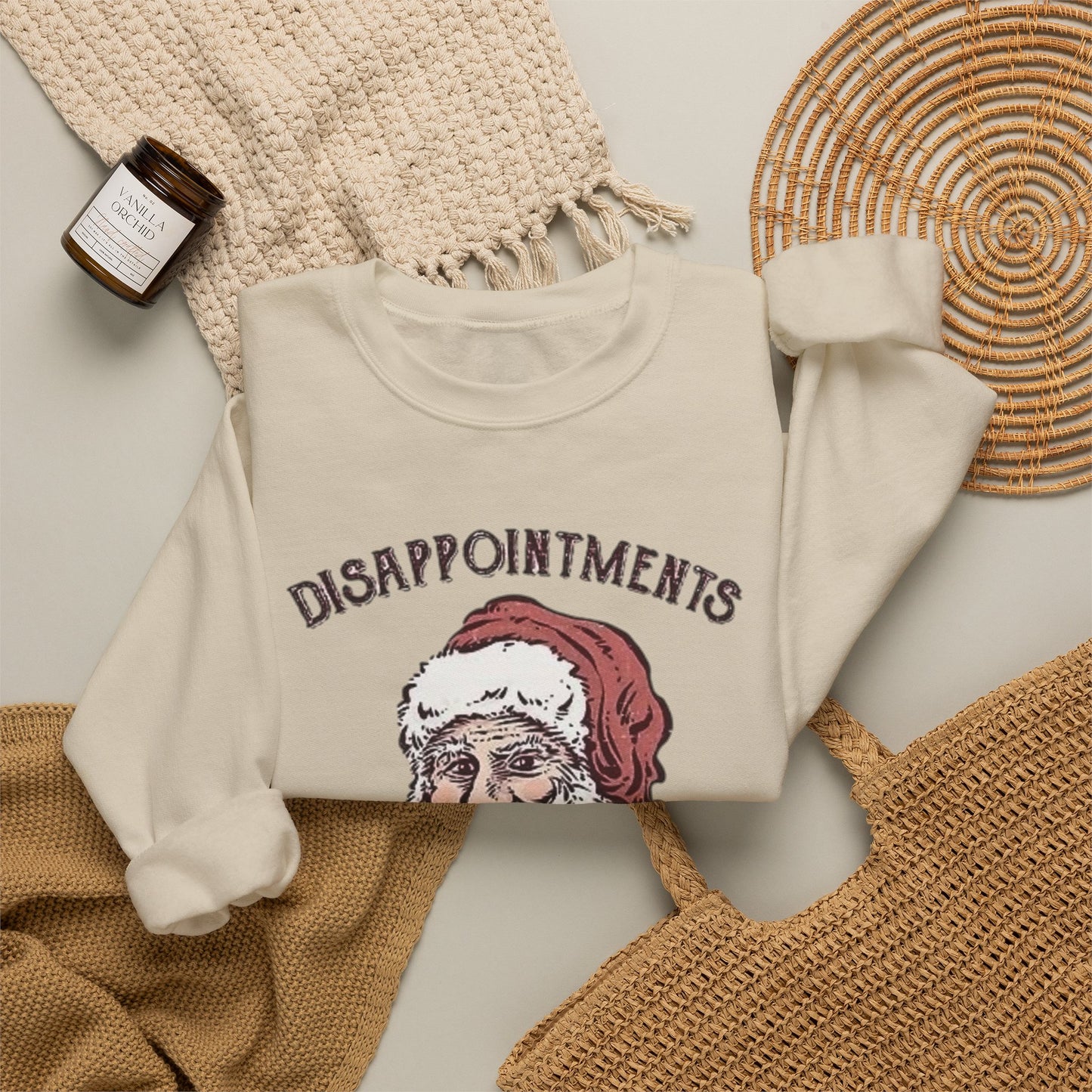 Disappointments Santa Funny Sweater NEW Unisex Heavy Blend™ Crewneck Sweatshirt