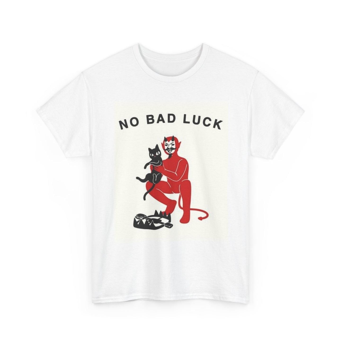 No Bad Luck Graphic T Shirt Cotton Tee