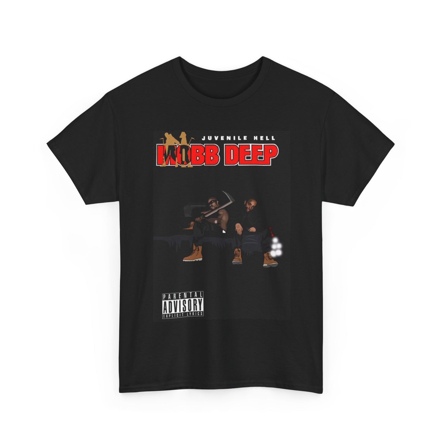 Mobb Deep T-shirt Retro Rap Hip Hop album cover art 90s Unisex Heavy Cotton Tee