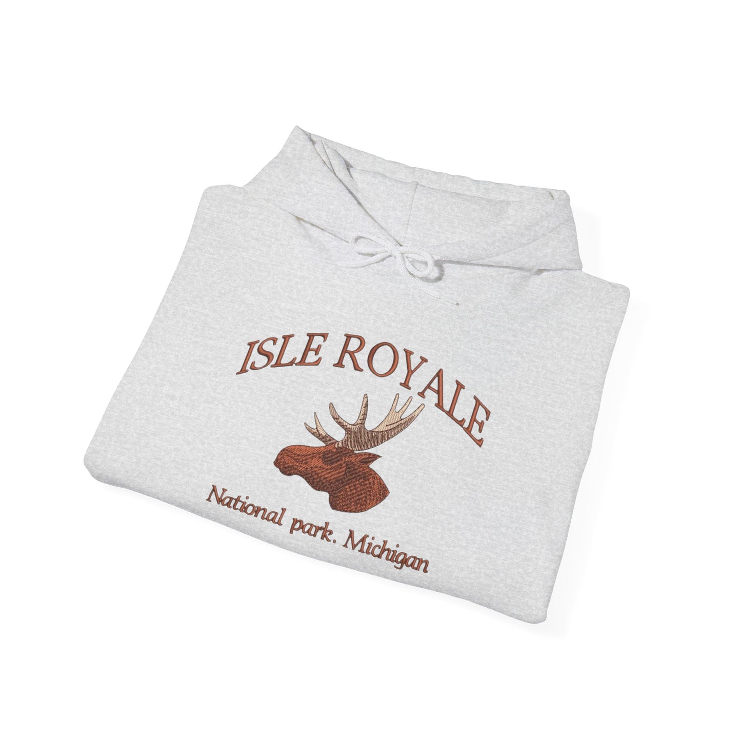 Isle Royale Michigan Graphic Hoodie Heavy Blend Sweatshirt NEW