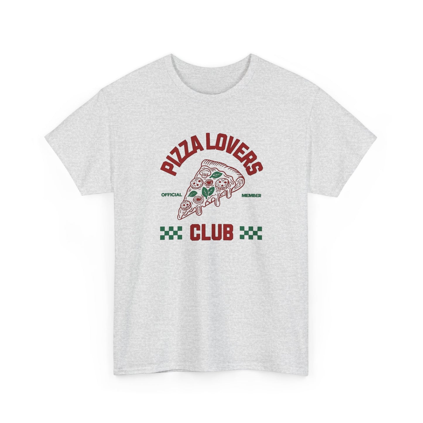 Pizza Lovers Club Graphic T Shirt NEW Vintage Unisex Heavy Cotton Tee