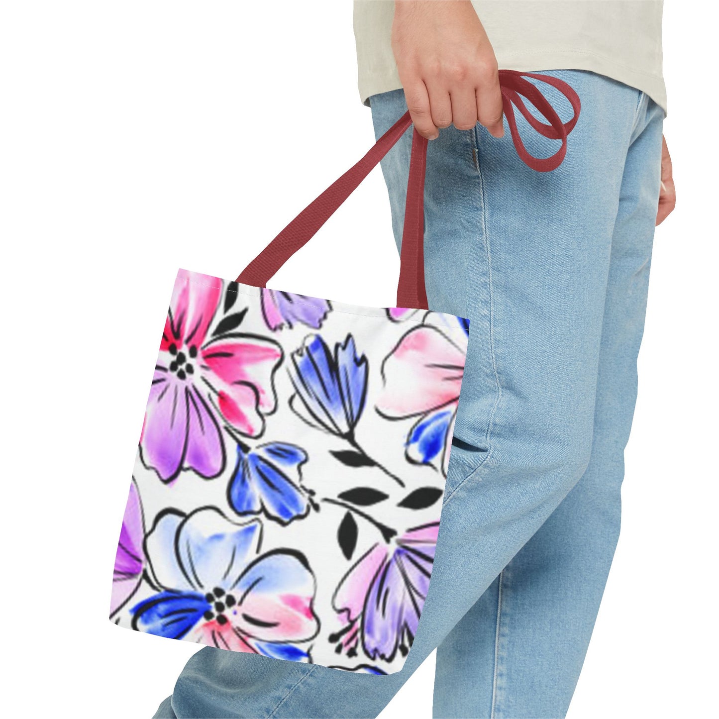 Multi Color Flowers Brand New Tote Bag (AOP)