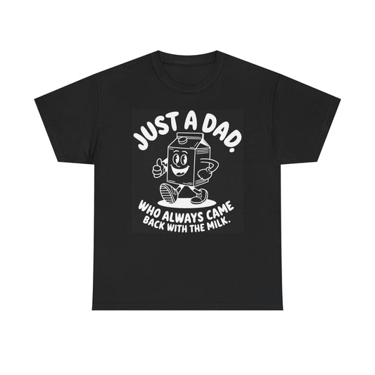 Just A Dad Funny Graphic T Shirt Vintage Jokes Unisex Heavy Cotton Tee